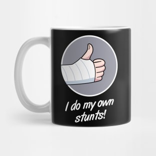 Stunts Fractured Broken Wrist Get Well Gift Mug